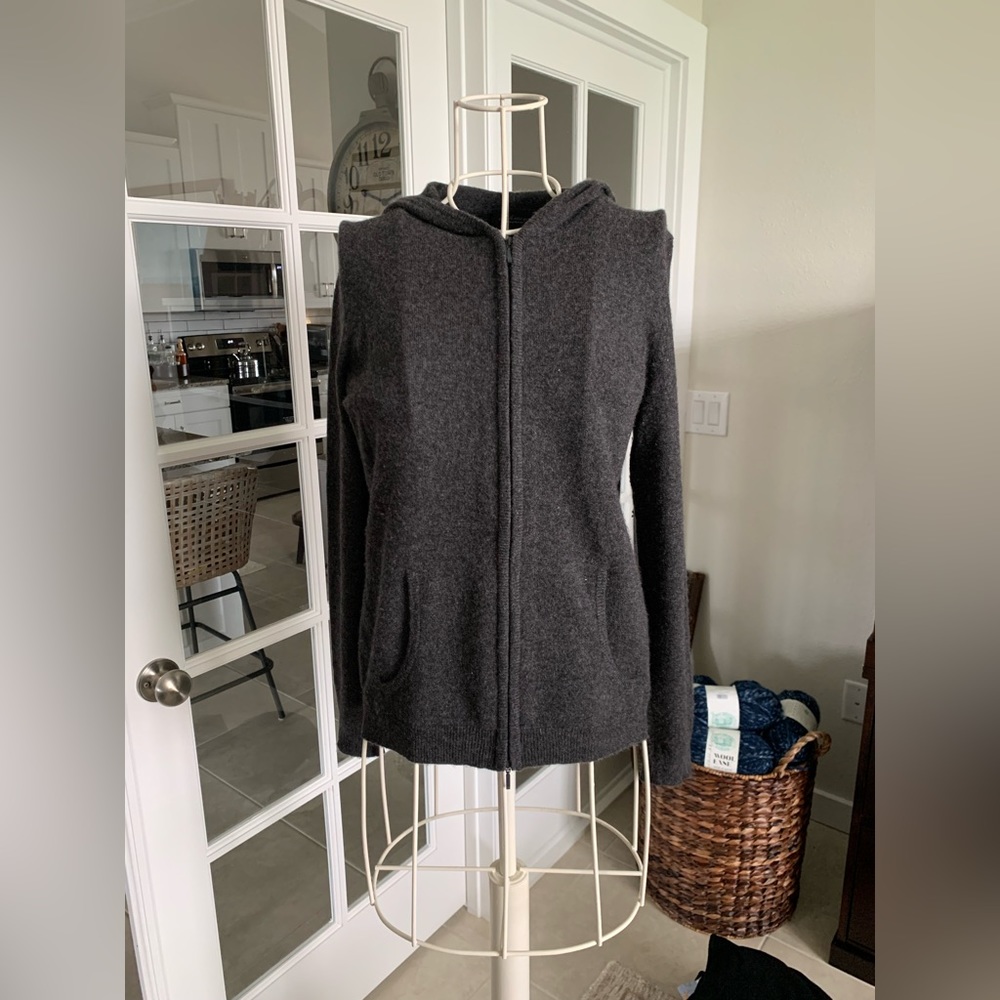 Cashmere Zip Up